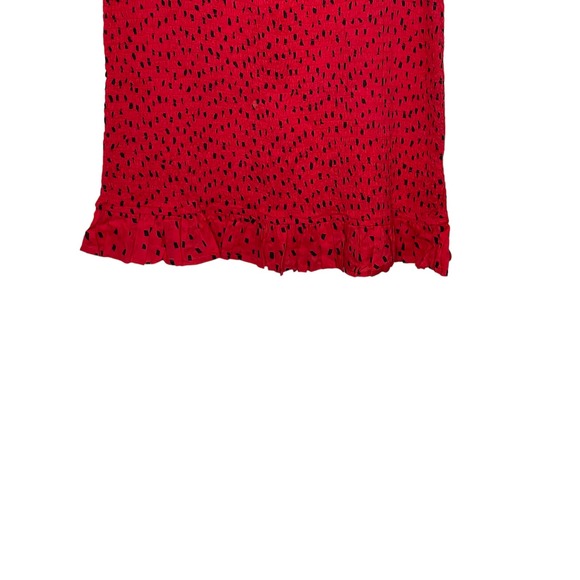 Billabong Women's Dress Polka Dot Sincerely Jules Playing for Keeps Red Large - Picture 3 of 8